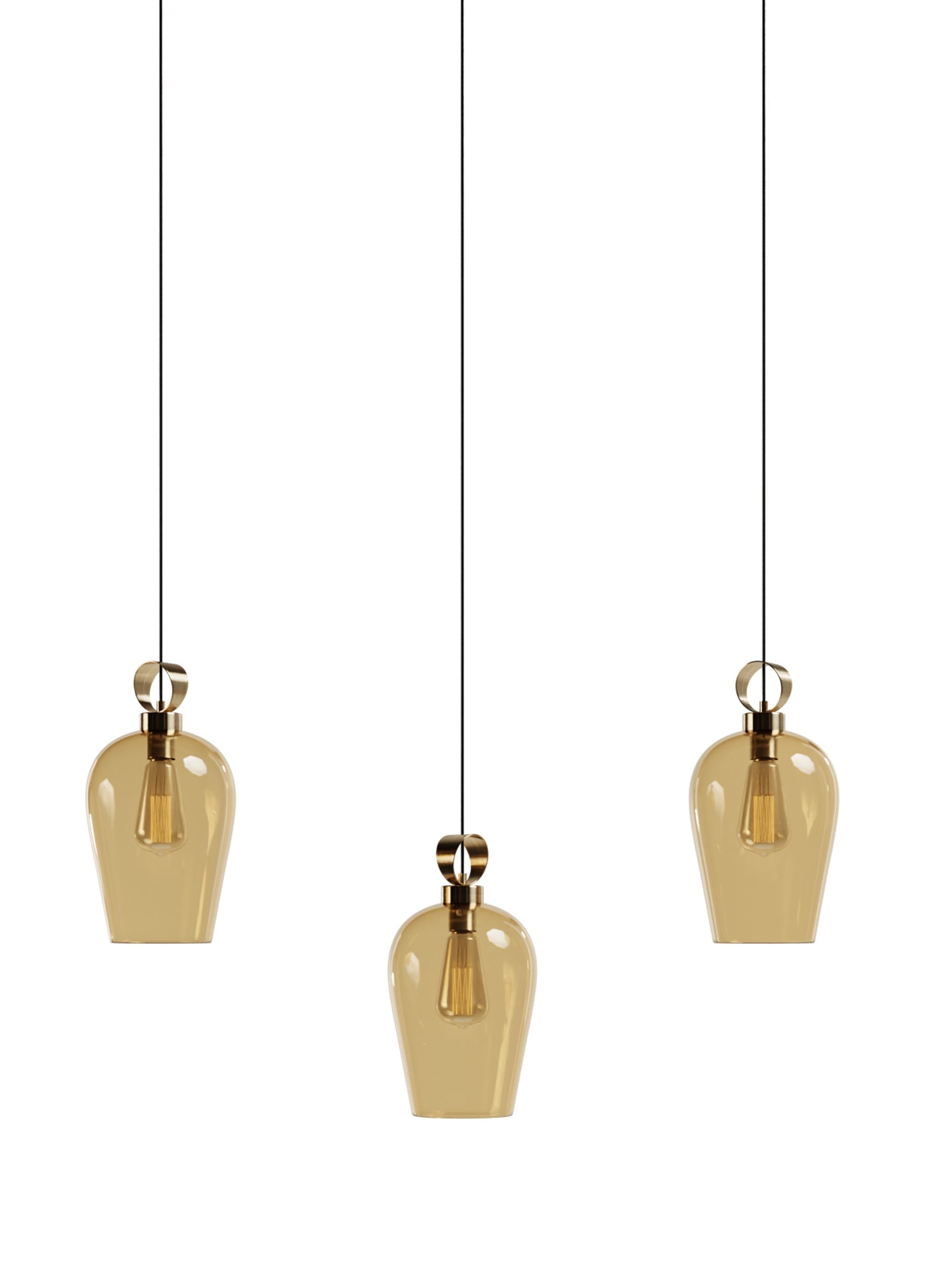 Atolye Store-Disko üçlü Set Vazo Large Cam-Avize-6-Milagron.com