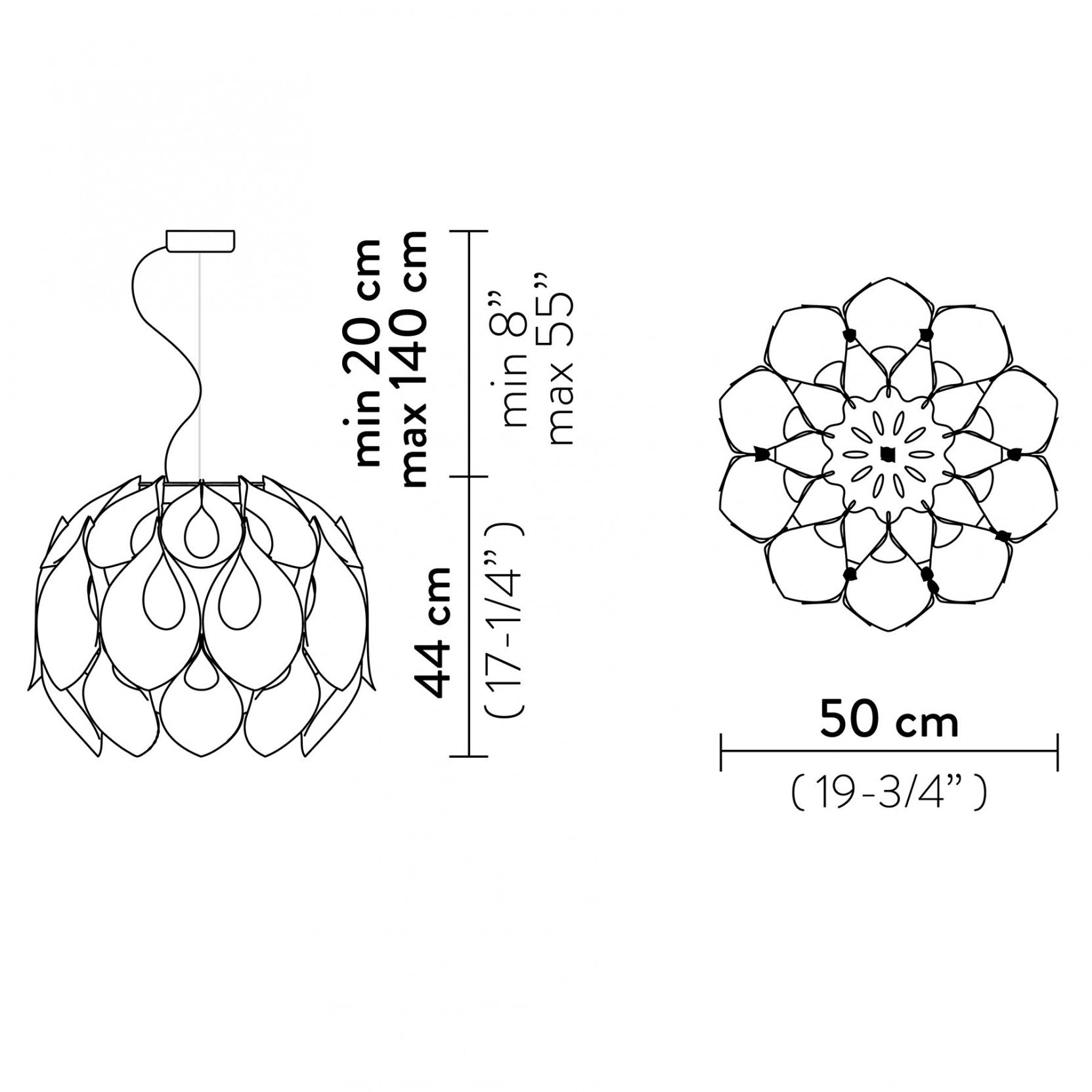 Atolye Store-Flora Sarkıt Büyük-Avize-3-Milagron.com