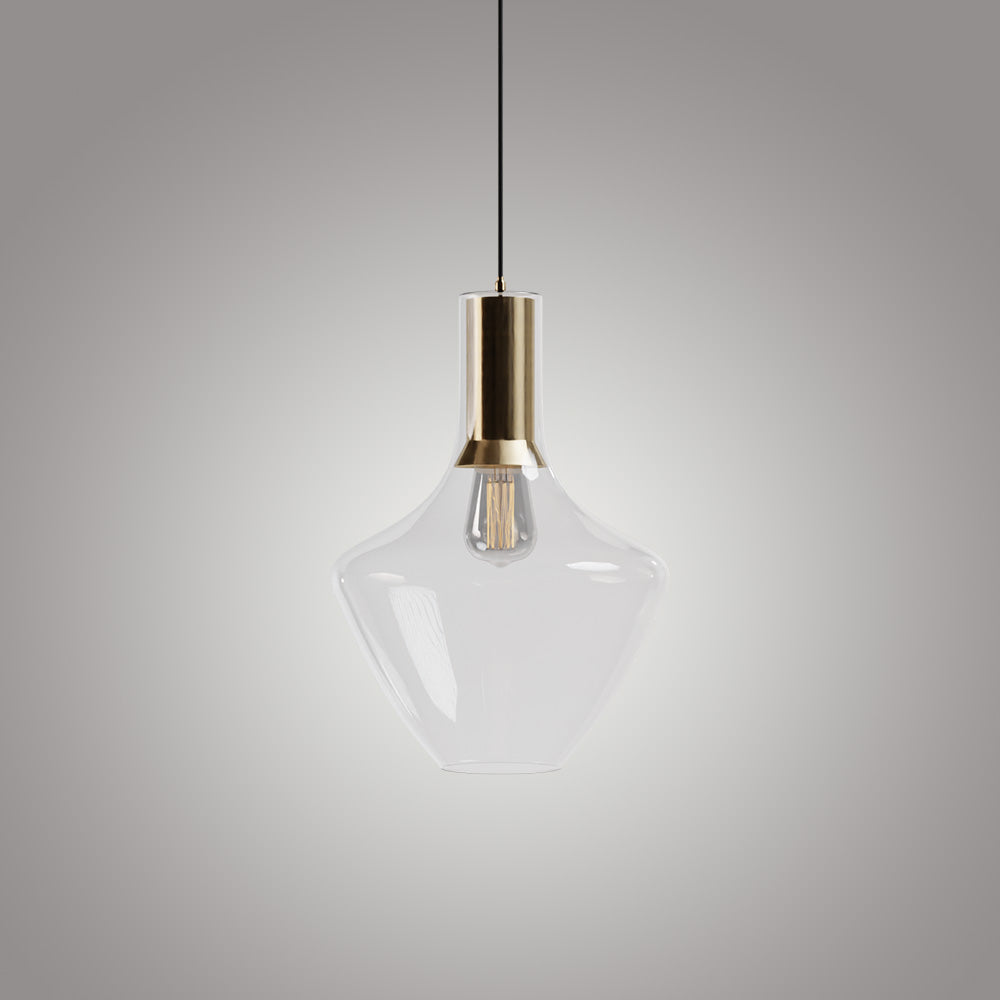 Atolye Store-Fungi Beykoz Cam Sarkıt Füme / Pirinç-Avize-2-Milagron.com