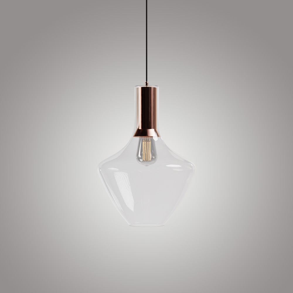 Atolye Store-Fungi Beykoz Cam Sarkıt Füme / Pirinç-Avize-7-Milagron.com