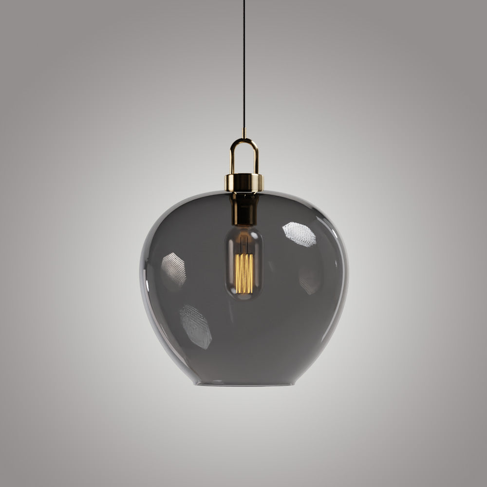 Atolye Store-Fungi Elma Amber Sarkıt-Avize-3-Milagron.com