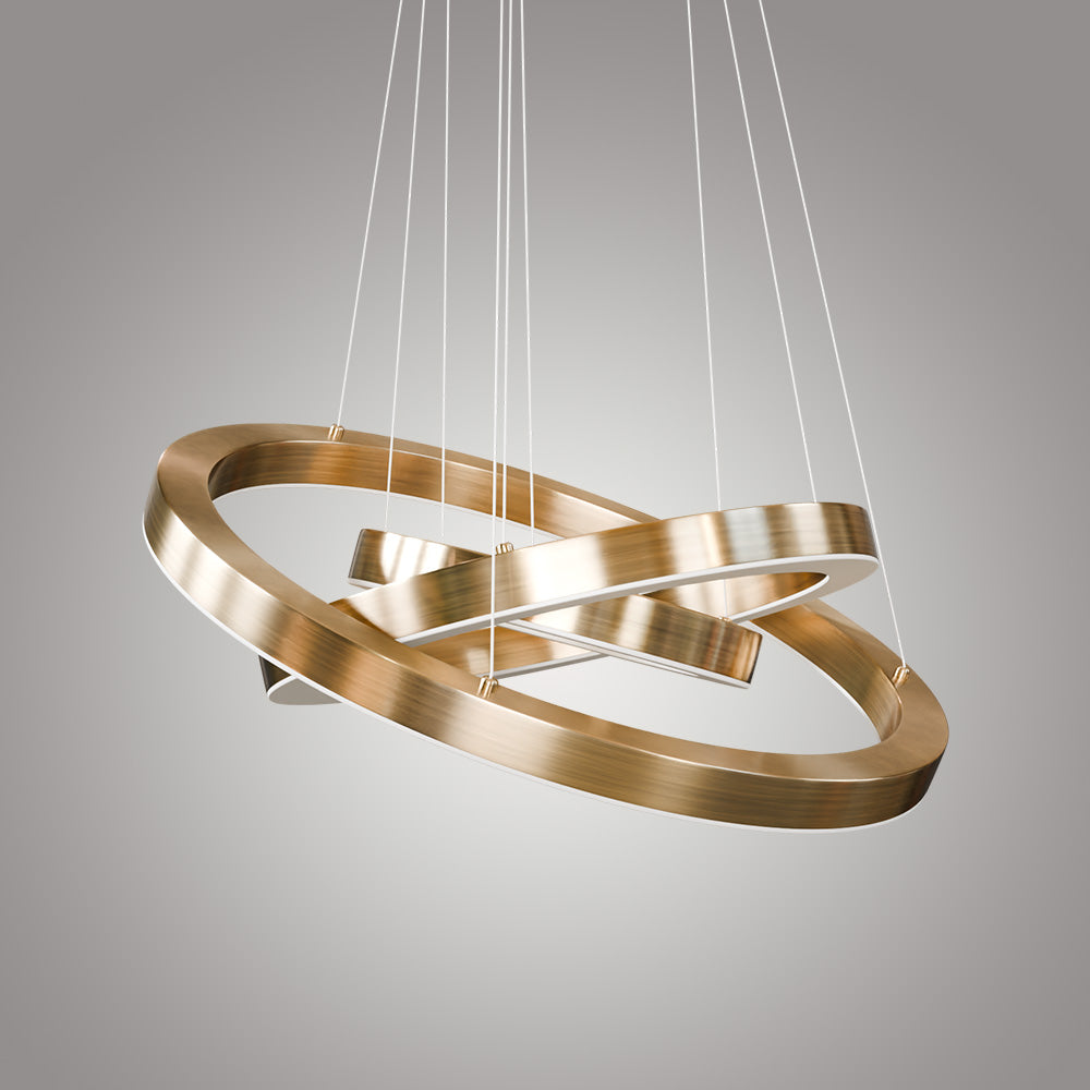 Atolye Store-Galaksi Altıgen Pirinç Lineer Avize-Avize-2-Milagron.com