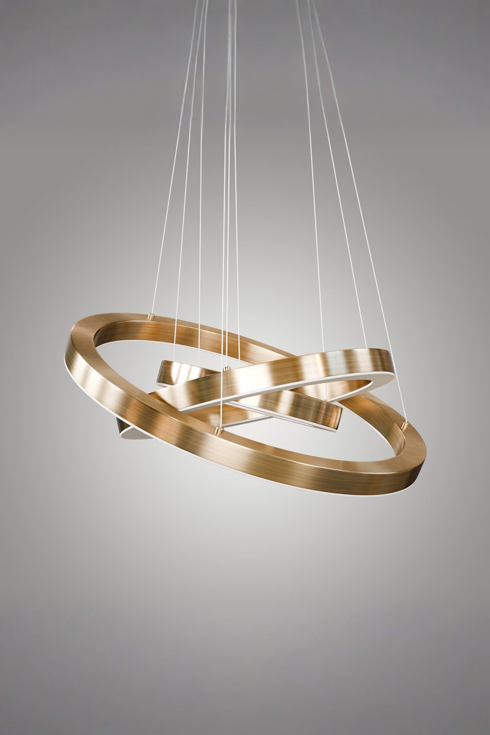 Atolye Store-Galaksi Büyük Simit Pirinç Lineer Avize-Avize-1-Milagron.com