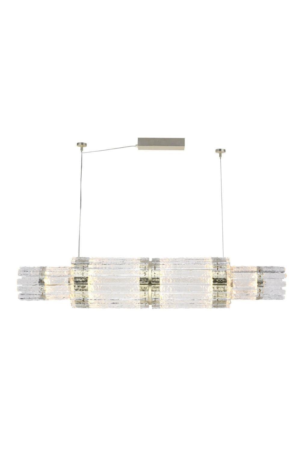 Gleam Kristal Camlı Lineer Avize - 0
