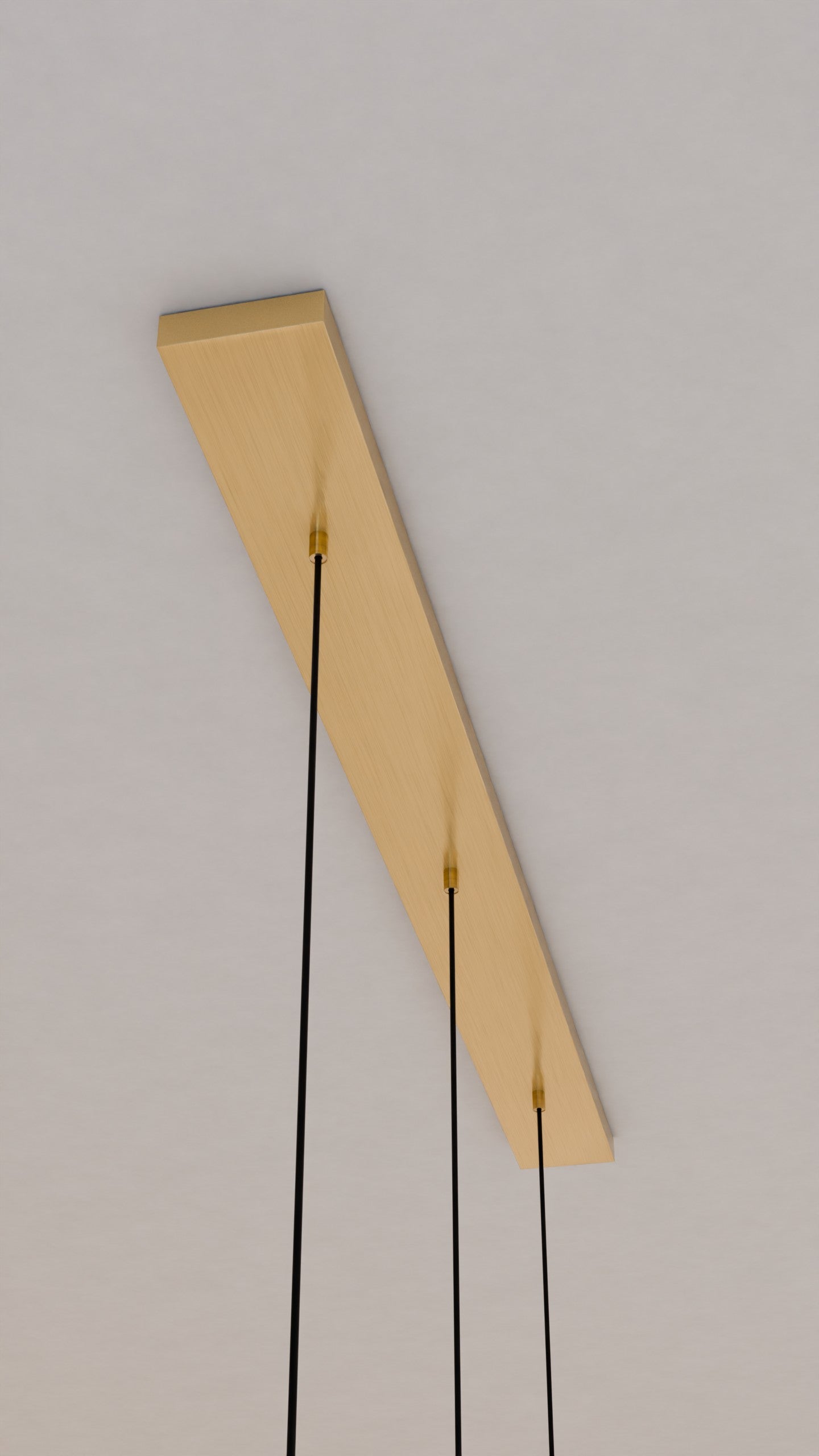 Atolye Store-Globe Pirinç Detaylı üçlü Set Lineer-Avize-4-Milagron.com