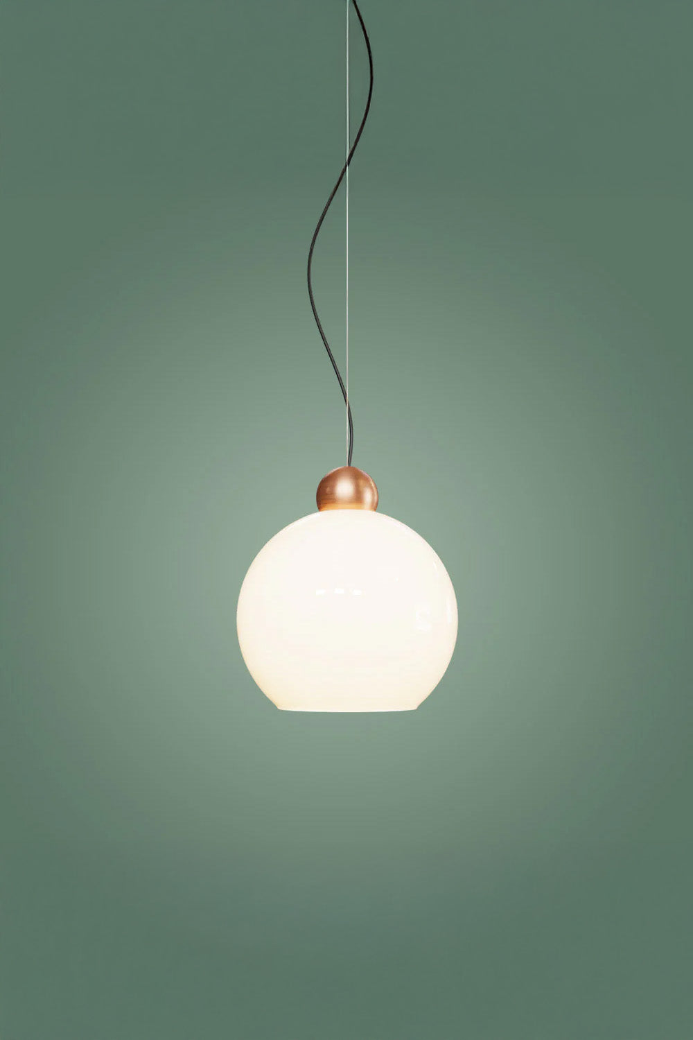 Atolye Store-Globe Sarkıt Mat Bakır Parlak Beyaz 20 Cm-Avize-4-Milagron.com