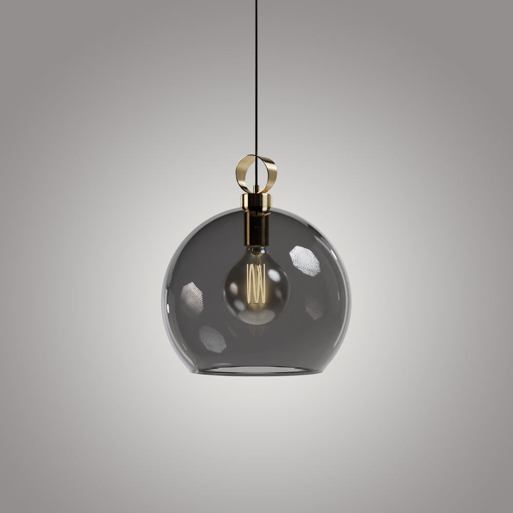 Globe Sarkıt Mat Pirinç Füme - 25 Cm