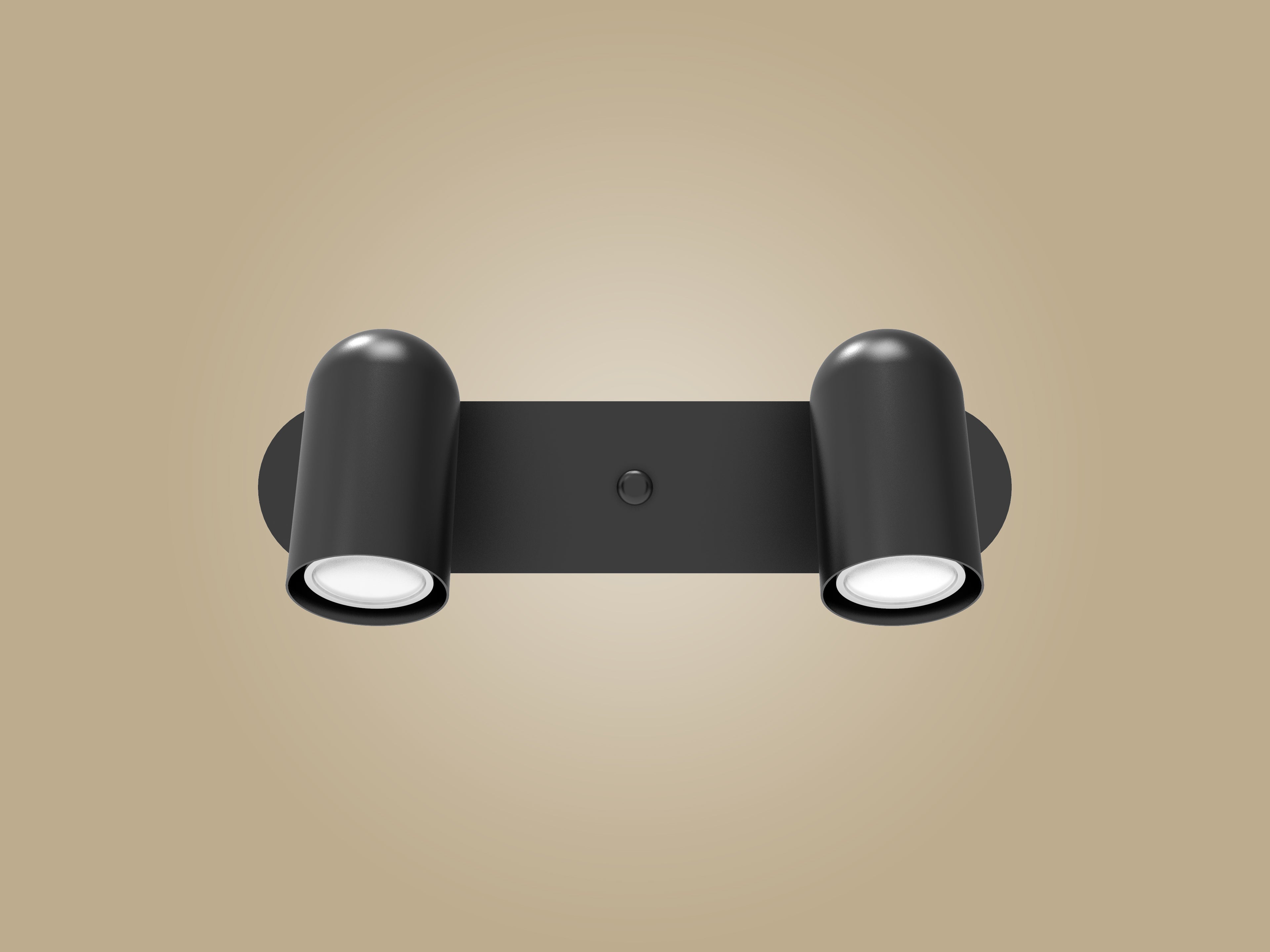 Atolye Store-İkili Lazer Spot Serisi / Mat Bakır-Aplik-7-Milagron.com