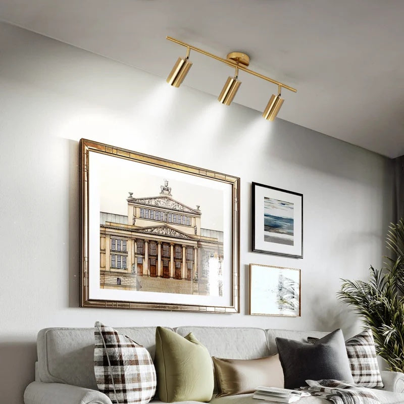 Atolye Store-Kovan Spot 3'lü Mat Pirinç-Avize-9-Milagron.com