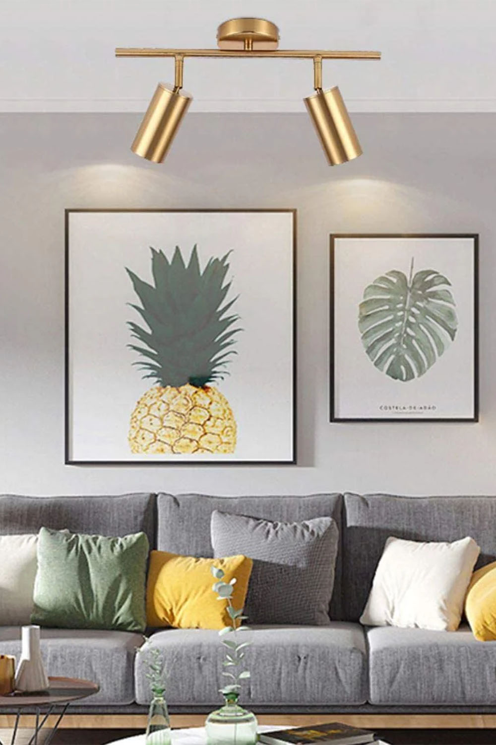 Atolye Store-Kovan Spot 4'lü Mat Pirinç-Avize-6-Milagron.com