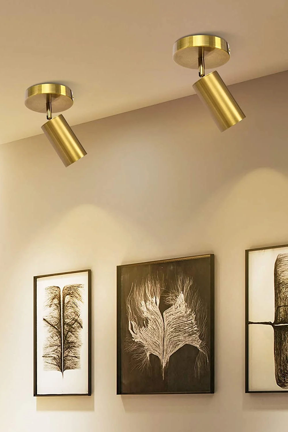 Atolye Store-Kovan Spot Tekli Mat Pirinç-Avize-2-Milagron.com