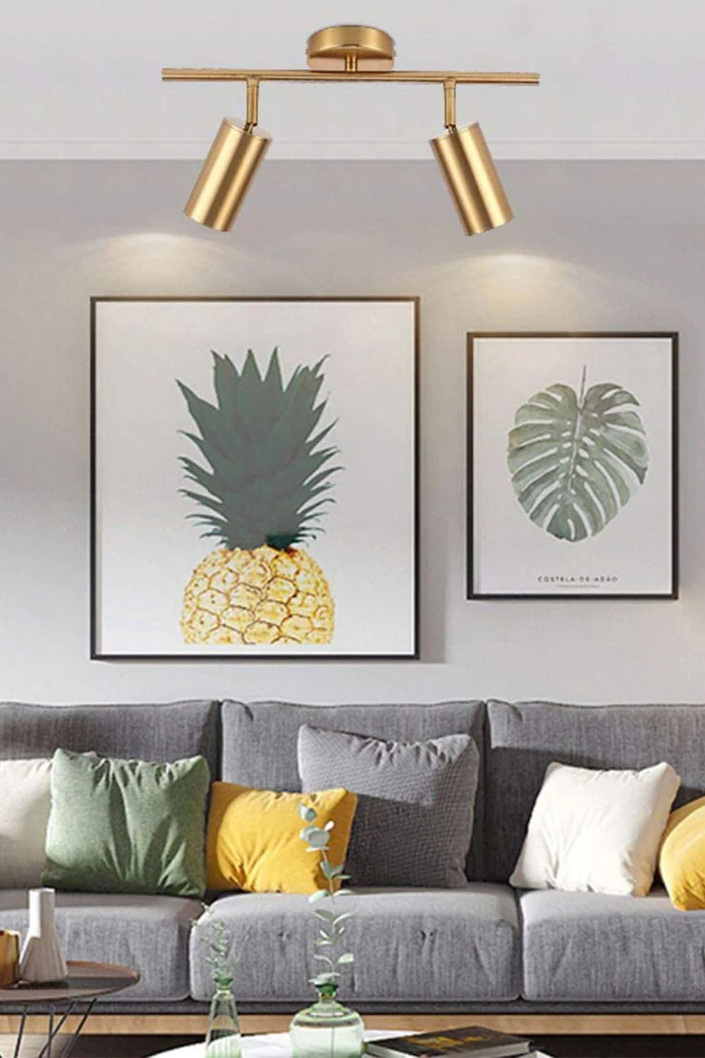 Atolye Store-Kovan Spot Tekli Mat Pirinç-Avize-4-Milagron.com