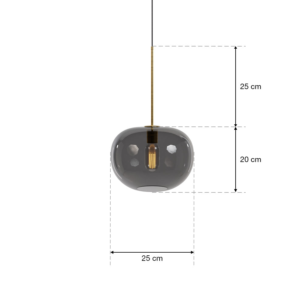 Atolye Store-Küçük Kalıp Cam Sarkıt üçlü Bal-4-Milagron.com