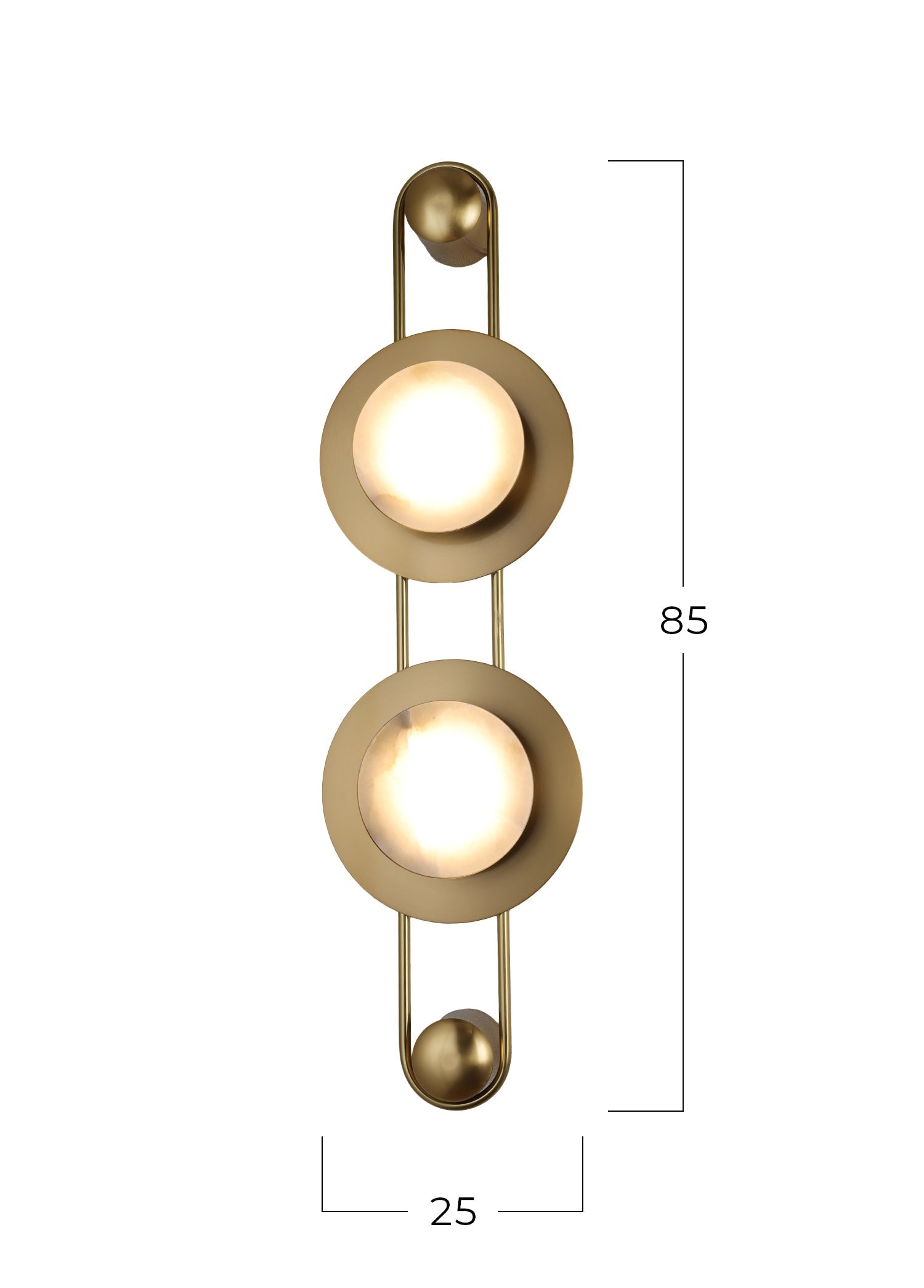 Atolye Store-Lima İkili Mermer Aplik-Aplik-4-Milagron.com