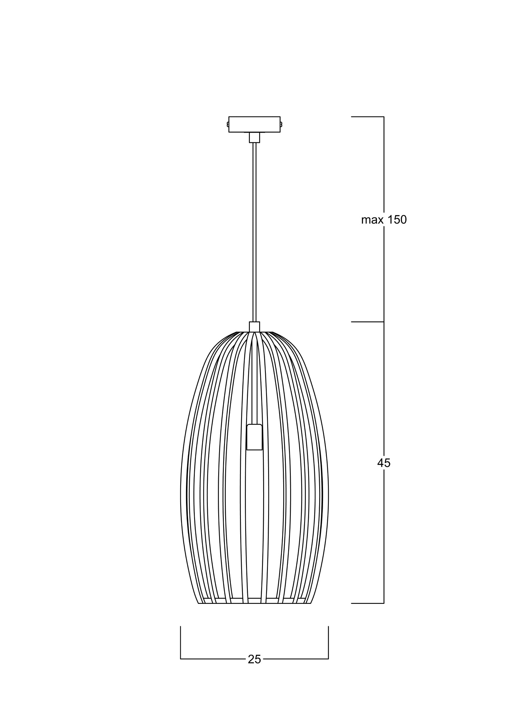 Atolye Store-Lungo Ahşap Sarkıt Serisi Model 4-Avize-9-Milagron.com