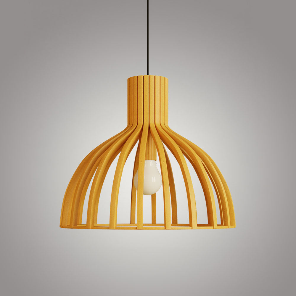 Atolye Store-Lungo Ahşap Sarkıt Serisi Model 5-Avize-3-Milagron.com