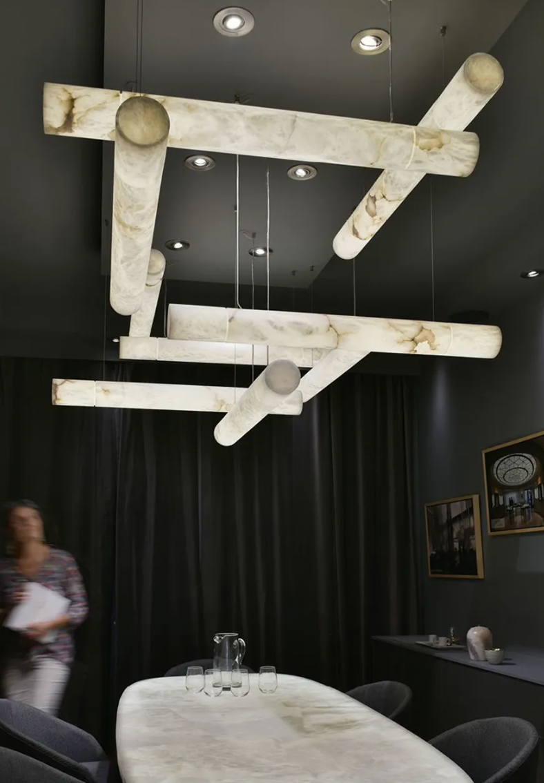 Atolye Store-Luster Mermer Lineer Avize-Avize-3-Milagron.com