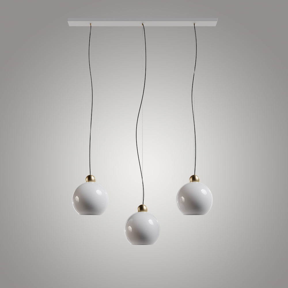 Atolye Store-Milky Pirinç Detaylı üçlü Set Lineer-Avize-2-Milagron.com