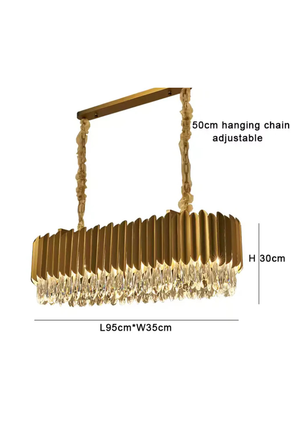 Atolye Store-Mızraklı 95 Cm Lineer Avize-Avize-3-Milagron.com