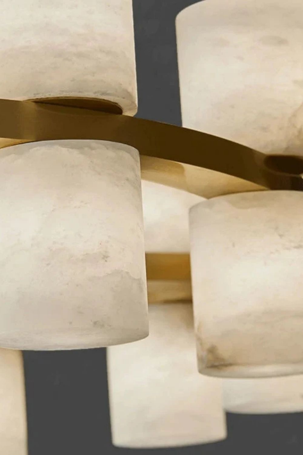 Monaco Alabaster Yuvarlak Avize - 5
