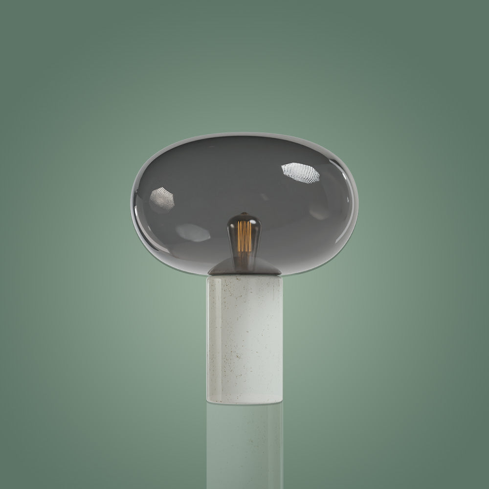 Atolye Store-Otto Beyaz Mermer Masa Lambası-Masa Lambası-2-Milagron.com