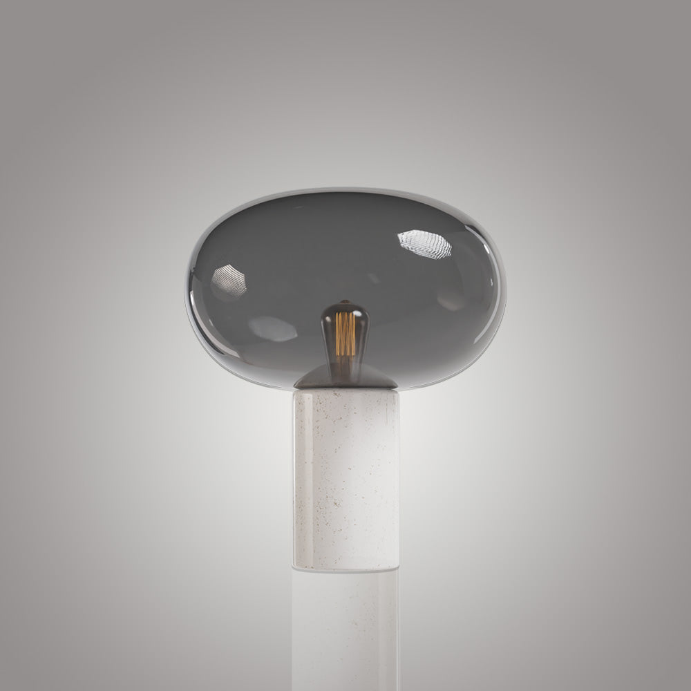 Atolye Store-Otto Beyaz Mermer Masa Lambası-Masa Lambası-4-Milagron.com