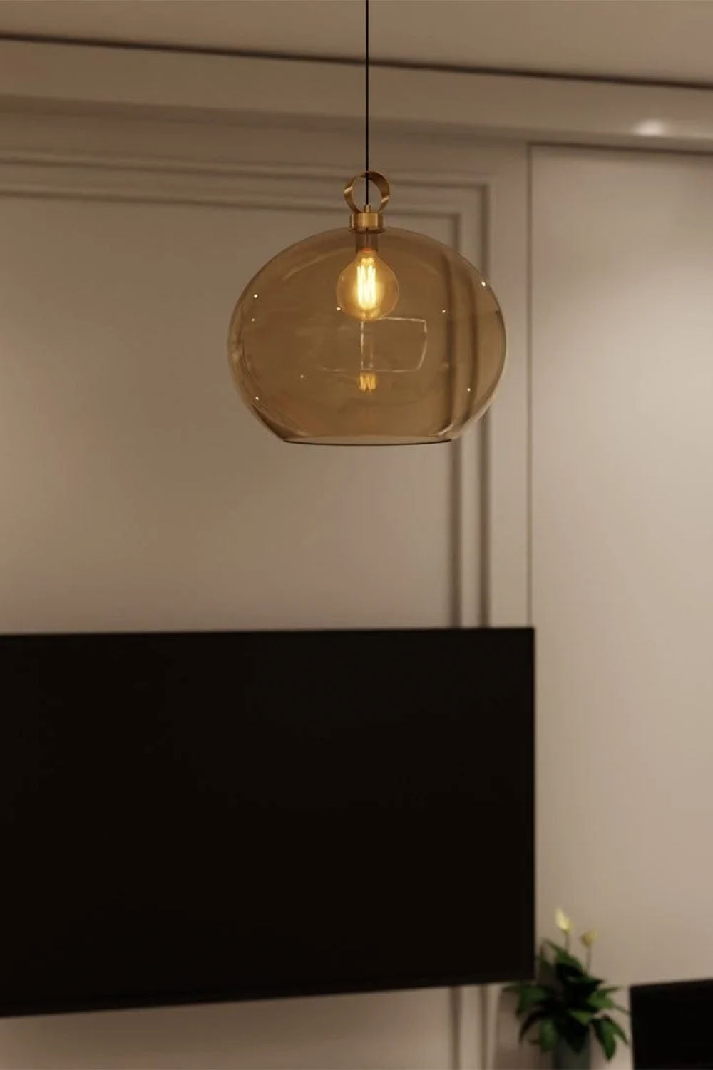 Atolye Store-Otto Cam Sarkıt Füme I-Avize-4-Milagron.com