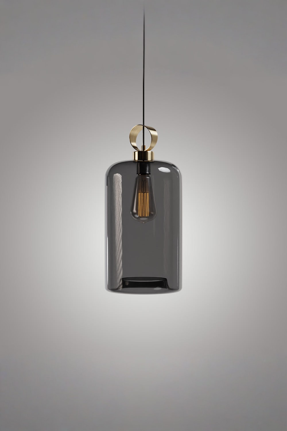 Atolye Store-Otto Cam Sarkıt Füme Iii-Avize-1-Milagron.com