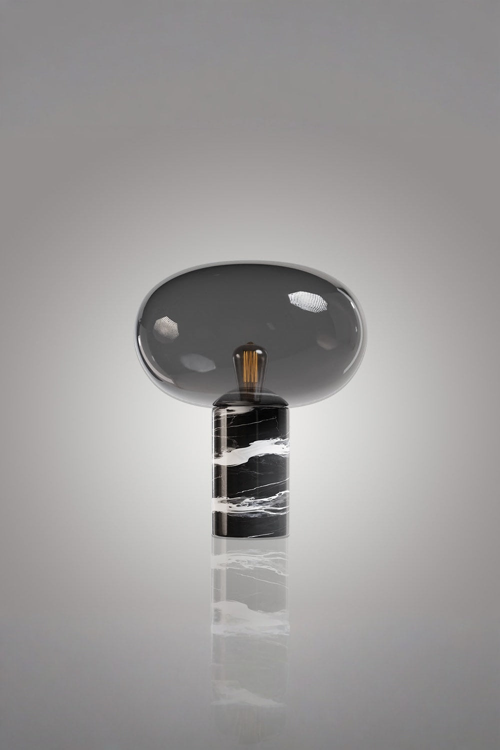 Atolye Store-Otto Siyah Mermer Masa Lambası-Masa Lambası-1-Milagron.com