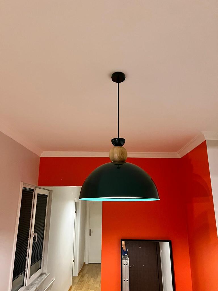 Atolye Store-Rainbow Large Petrol Yeşili-Avize-3-Milagron.com