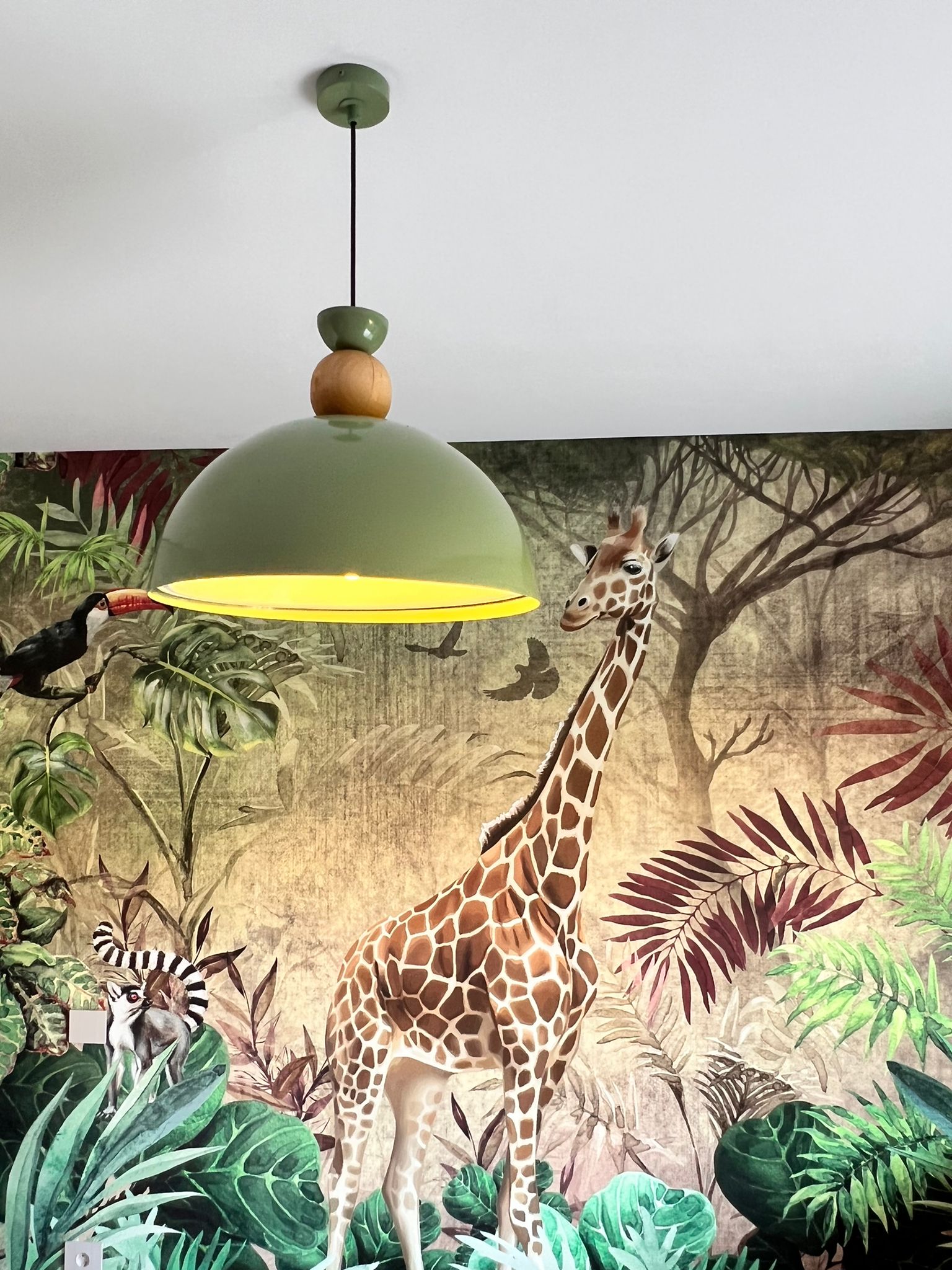 Atolye Store-Rainbow Large Petrol Yeşili-Avize-4-Milagron.com