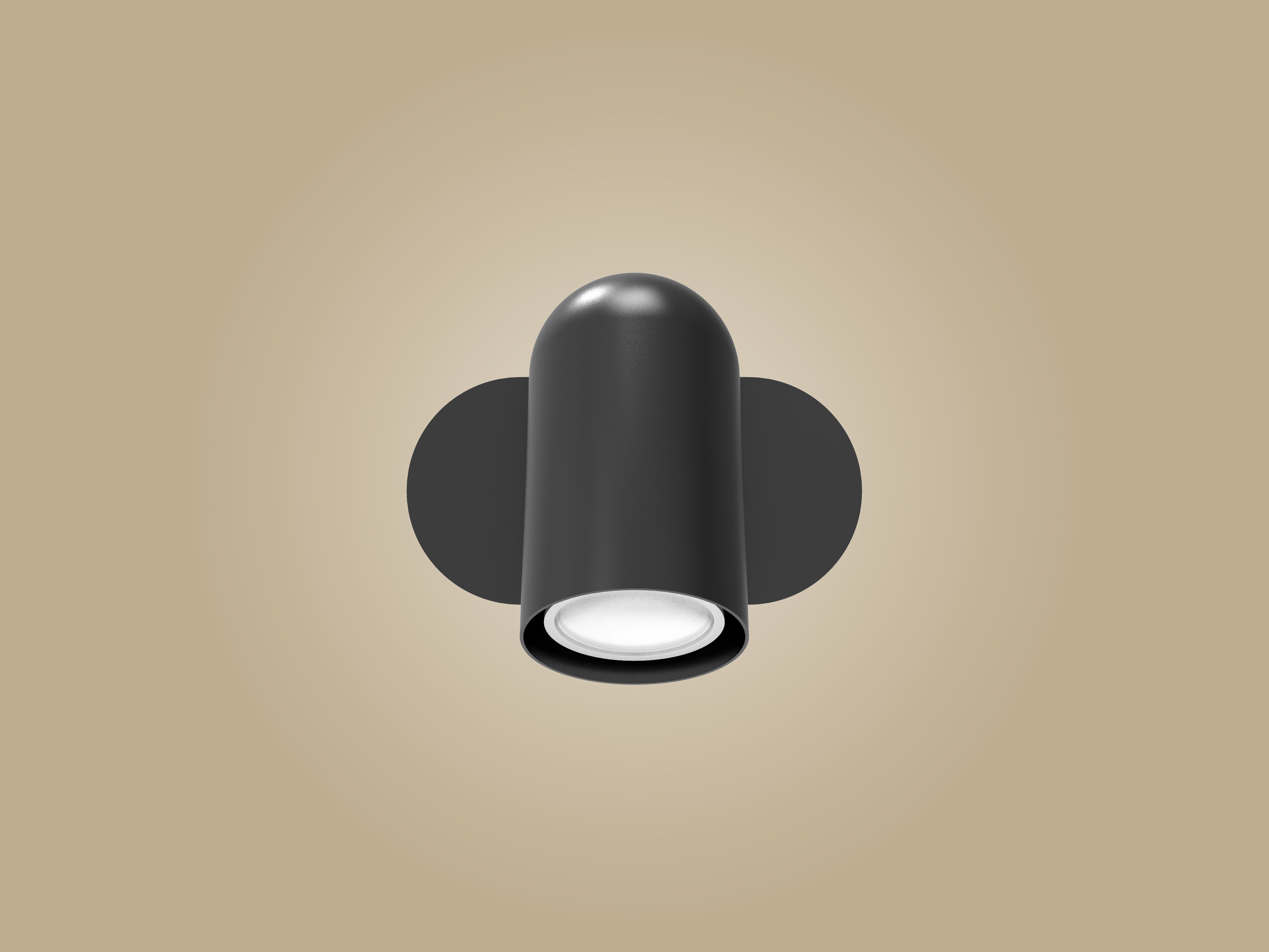 Atolye Store-Tekli Lazer Spot Serisi Mat Bakır-Aplik-9-Milagron.com