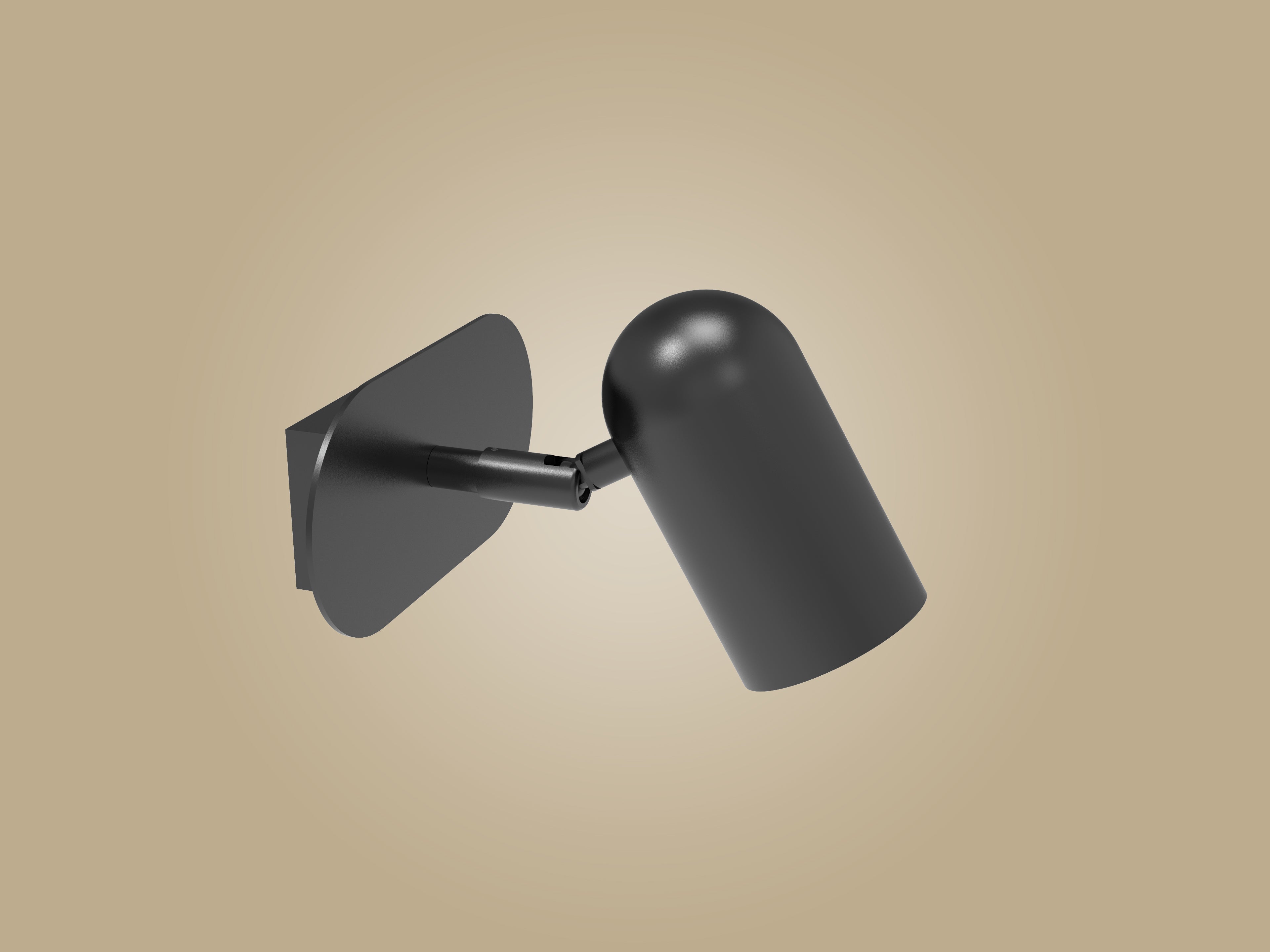 Atolye Store-Tekli Lazer Spot Serisi Mat Siyah-Aplik-4-Milagron.com