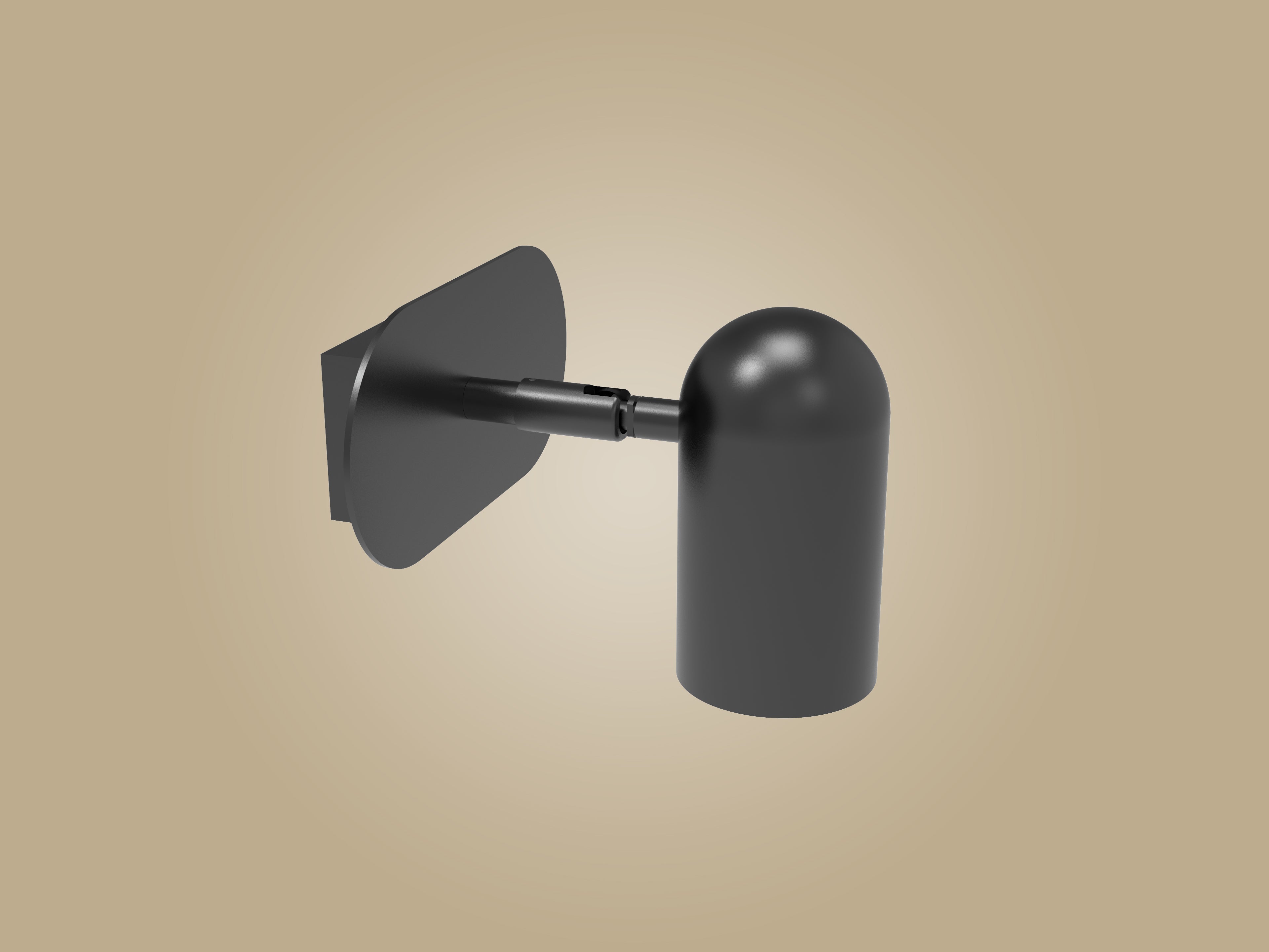 Atolye Store-Tekli Lazer Spot Serisi Mat Siyah-Aplik-5-Milagron.com