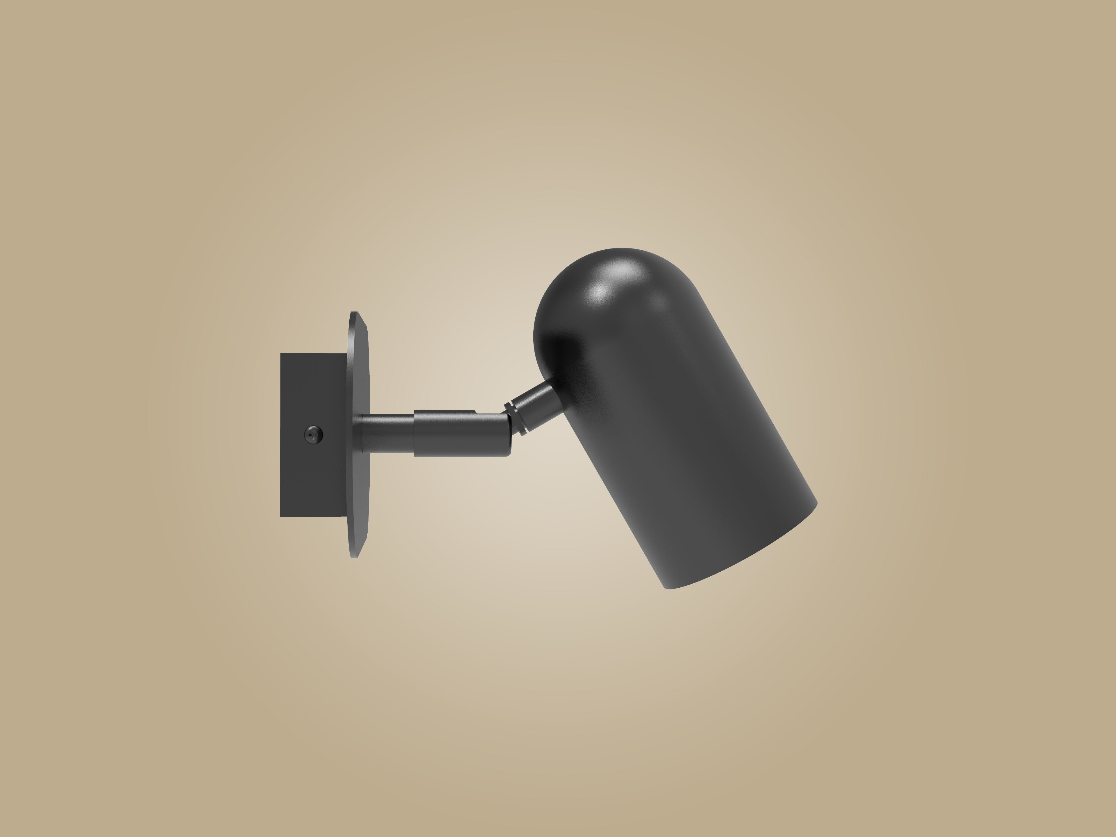 Atolye Store-Tekli Lazer Spot Serisi Mat Siyah-Aplik-6-Milagron.com