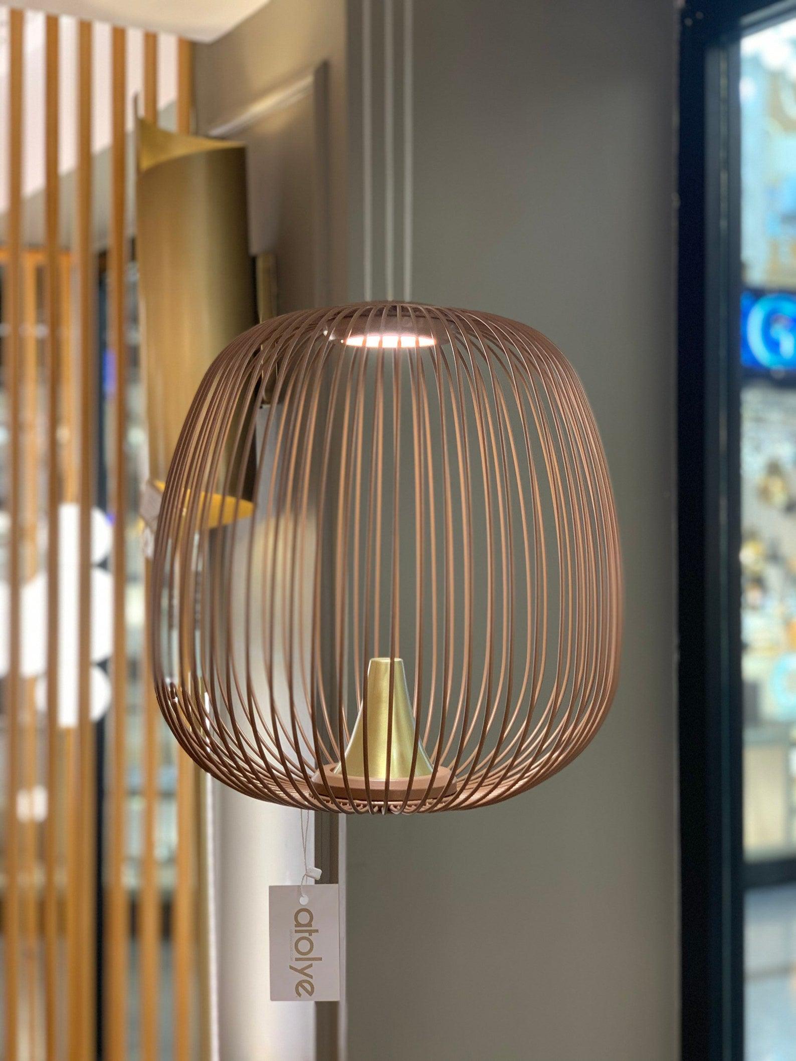 Atolye Store-Telibol Elma özel Bakır Boya-Avize-2-Milagron.com