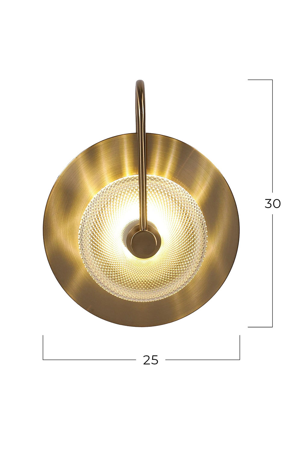 Atolye Store-Victor Çizgi Camlı Tabak Aplik-Aplik-4-Milagron.com