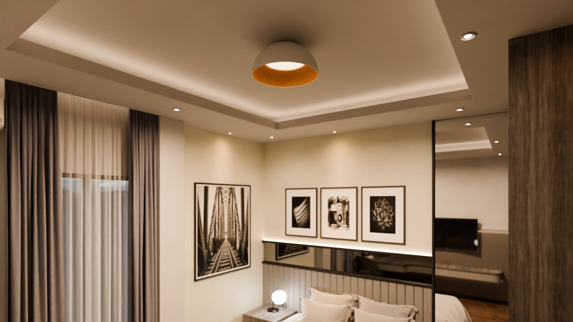 Atolye Store-Zero Plafonyer Düz L-Avize-7-Milagron.com