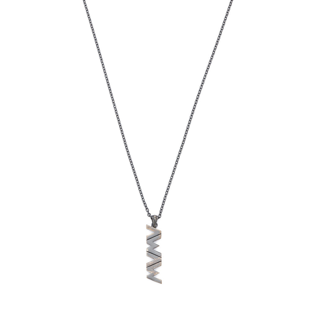 Aw Necklace In Oxide