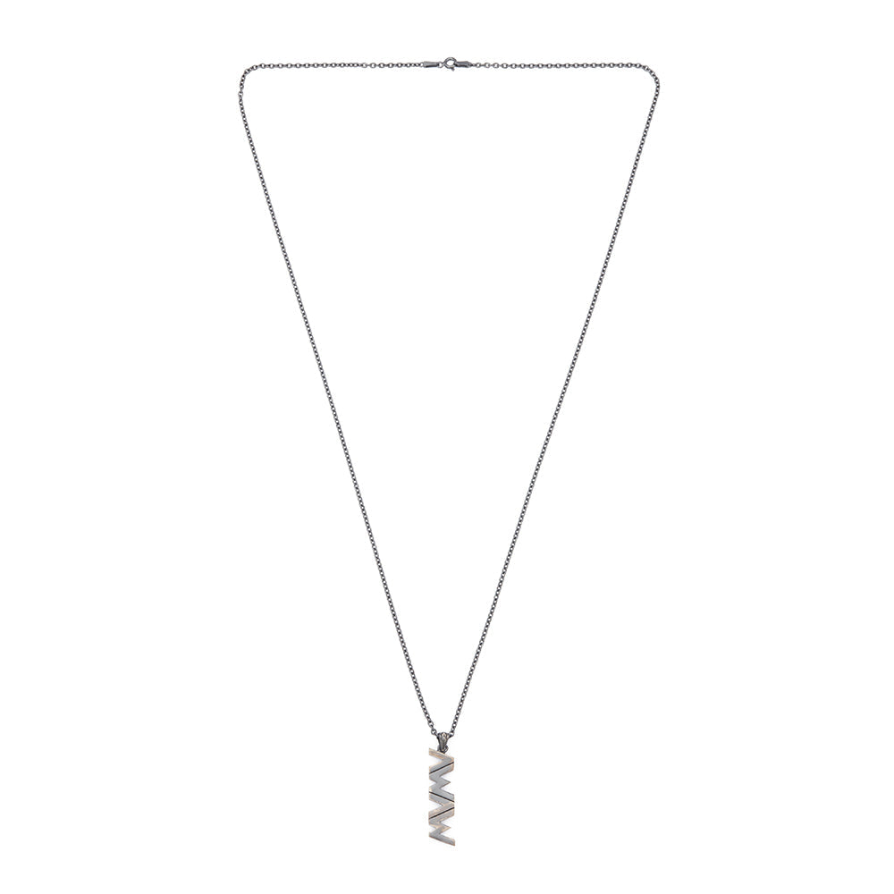Aw Necklace In Oxide