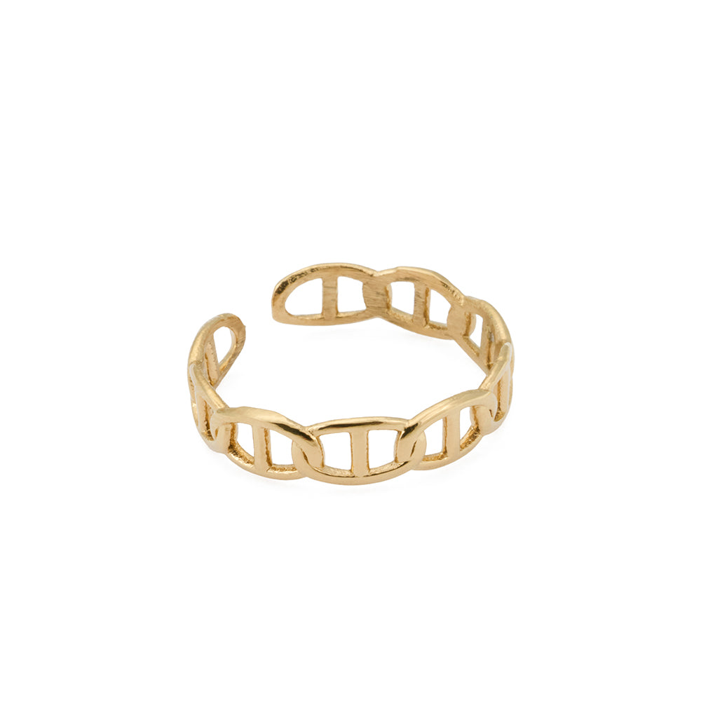 Bar Ring In Gold