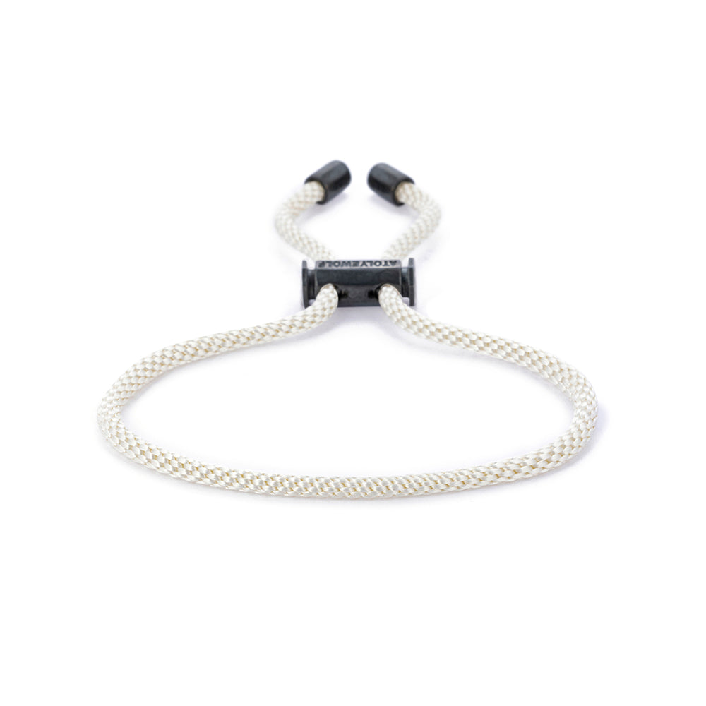 White Lace Bracelet In Oxide