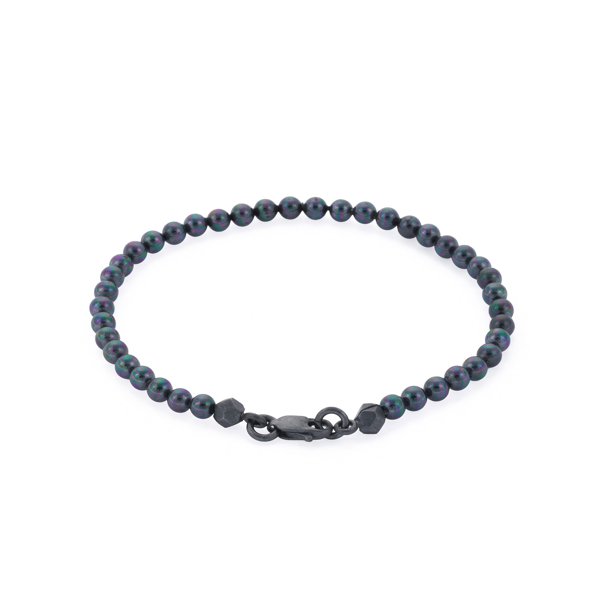 Black Pearl Bracelet In Oxide