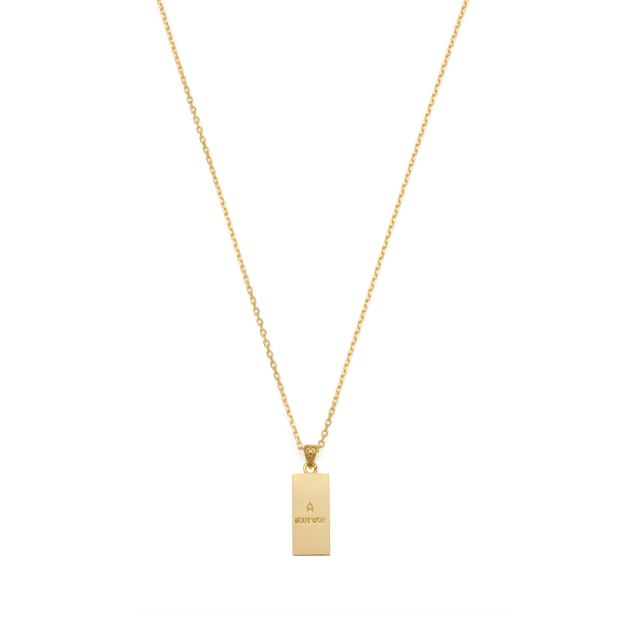 Black Wall Necklace In Gold