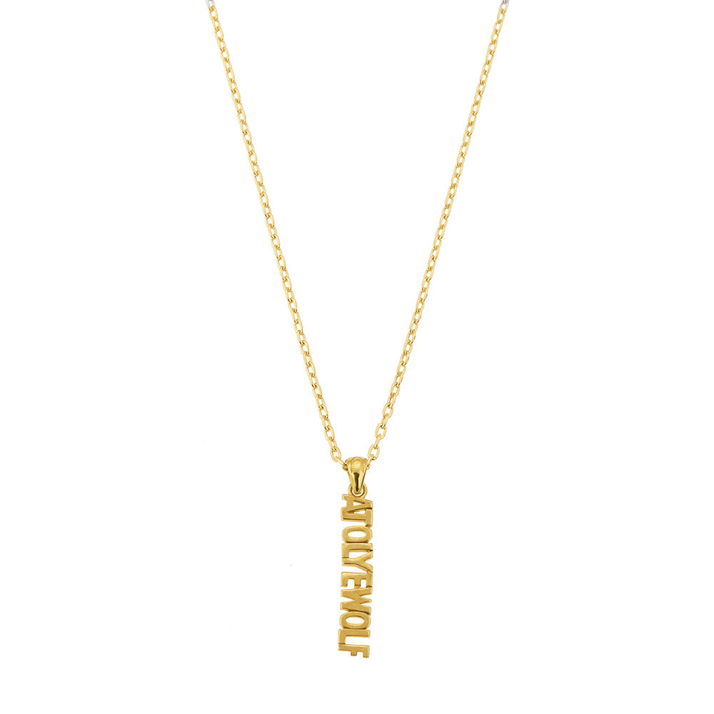 Atolyewolf Necklace In Gold