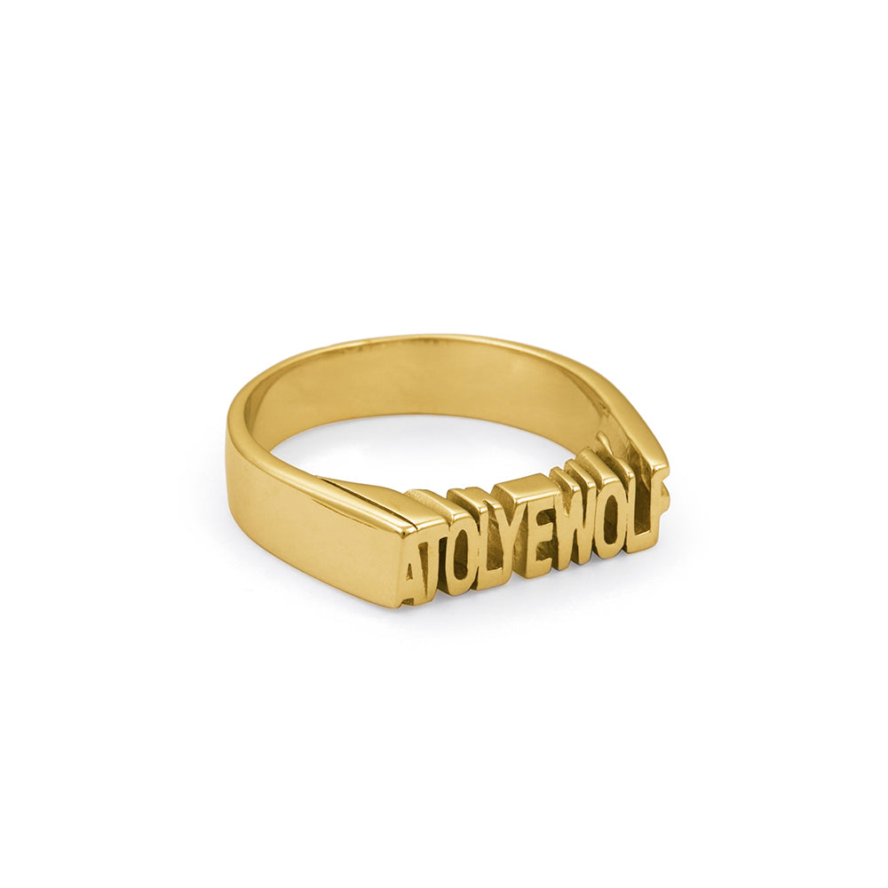 Atolyewolf Ring In Gold