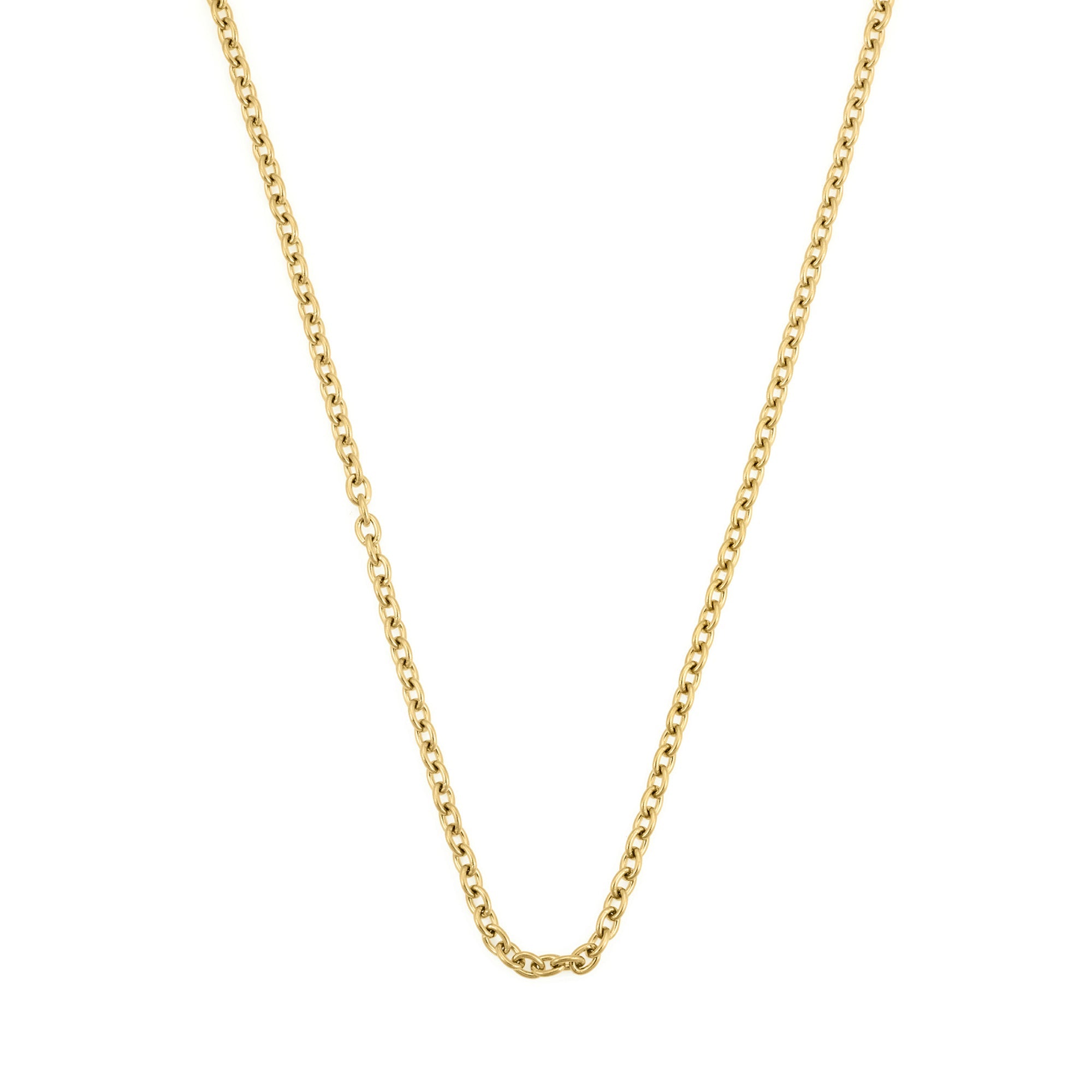 Cable Necklace In Gold