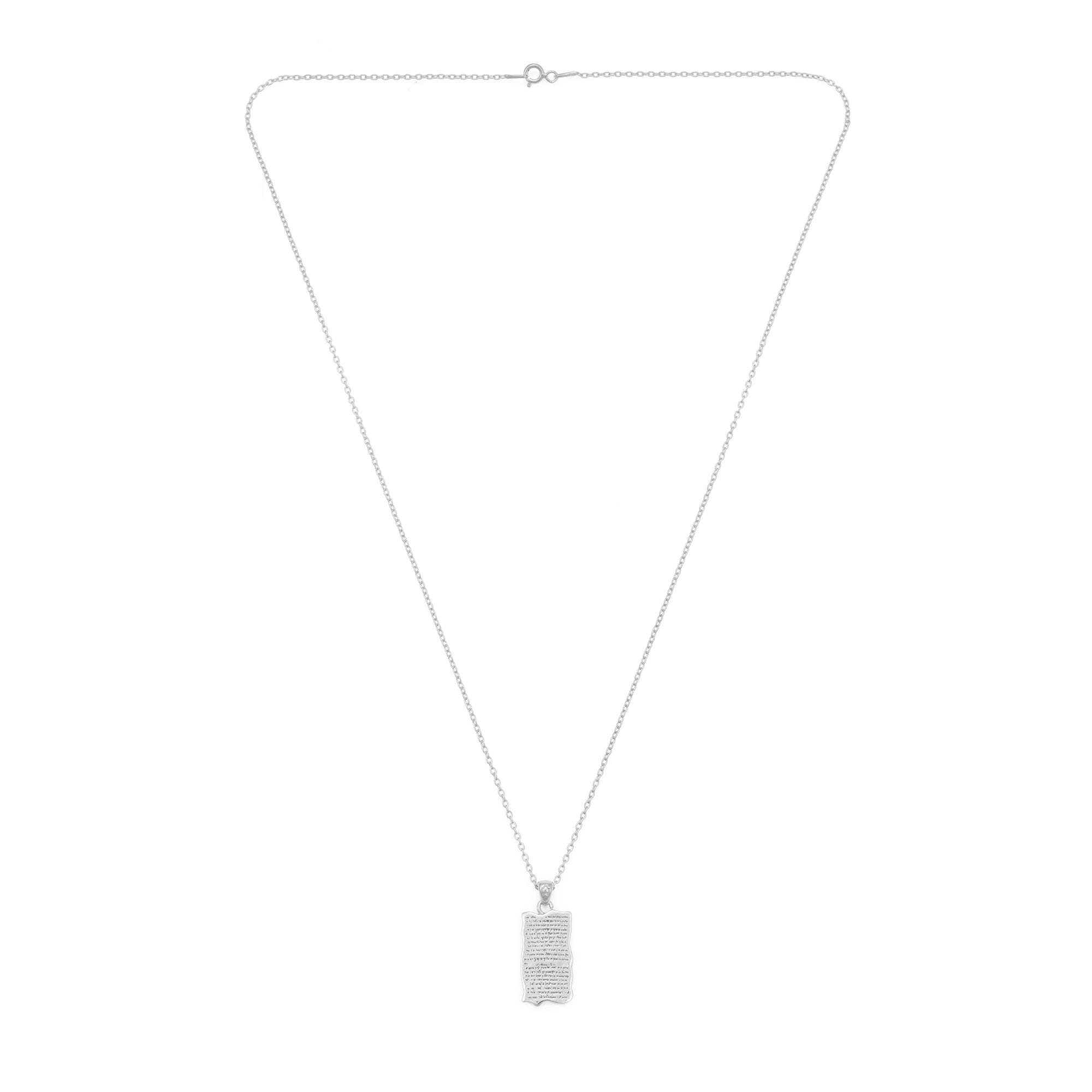 Ethelwulf Will Necklace In Silver