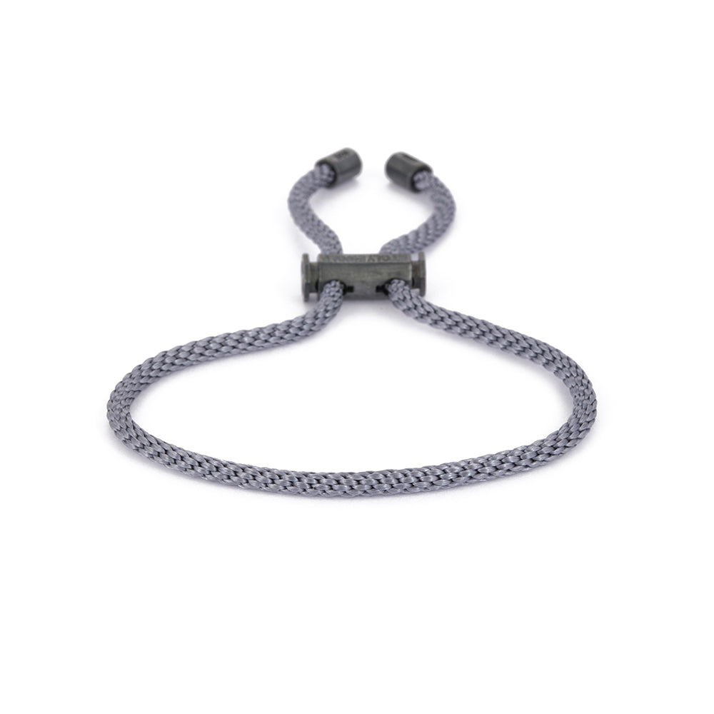 Grey Lace Bracelet In Oxide