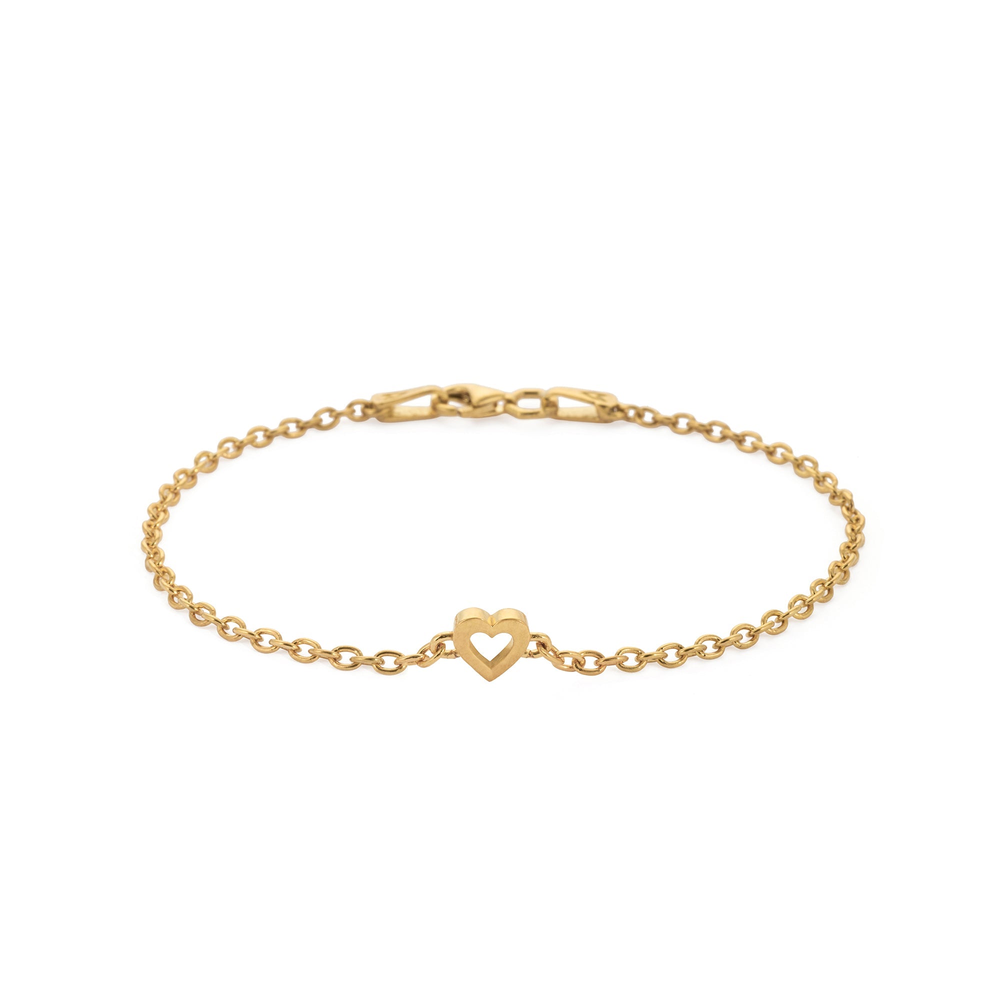 Heart Bracelet In Gold